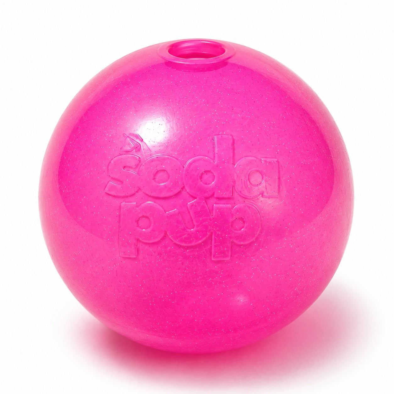 Pink & Blue Glitter Ball 2-Pack Dog Toy | Soft PUP-X Rubber Floating Fetch Ball with Treat Dispenser | USA Made (Copy)