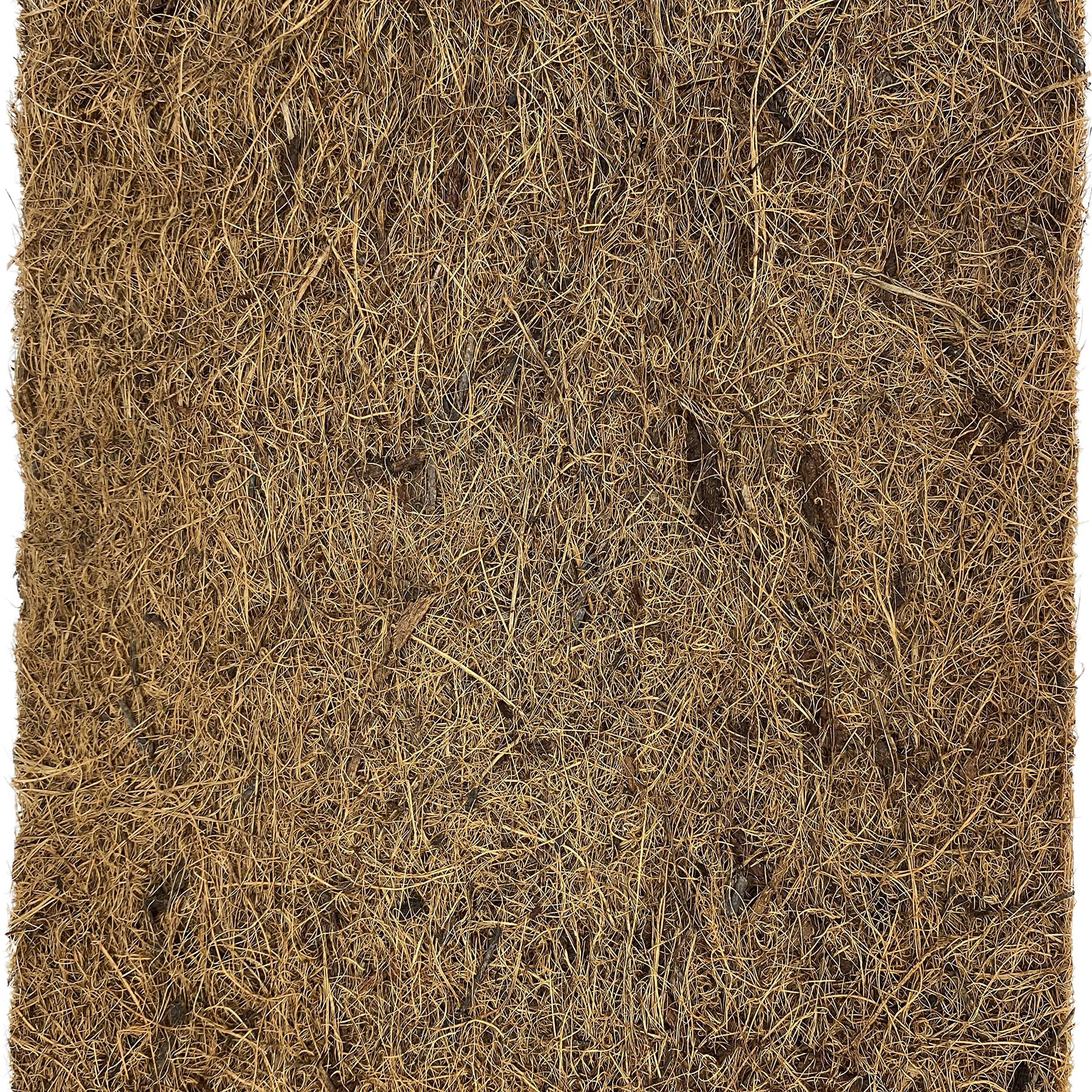 Komodo Fiber Pad | 100% Natural Coconut Fiber Reptile Terrarium Liner | Washable And Reusable| Non-Toxic With No Harmful Chemicals | Fits Up To 18' By 36' Tank