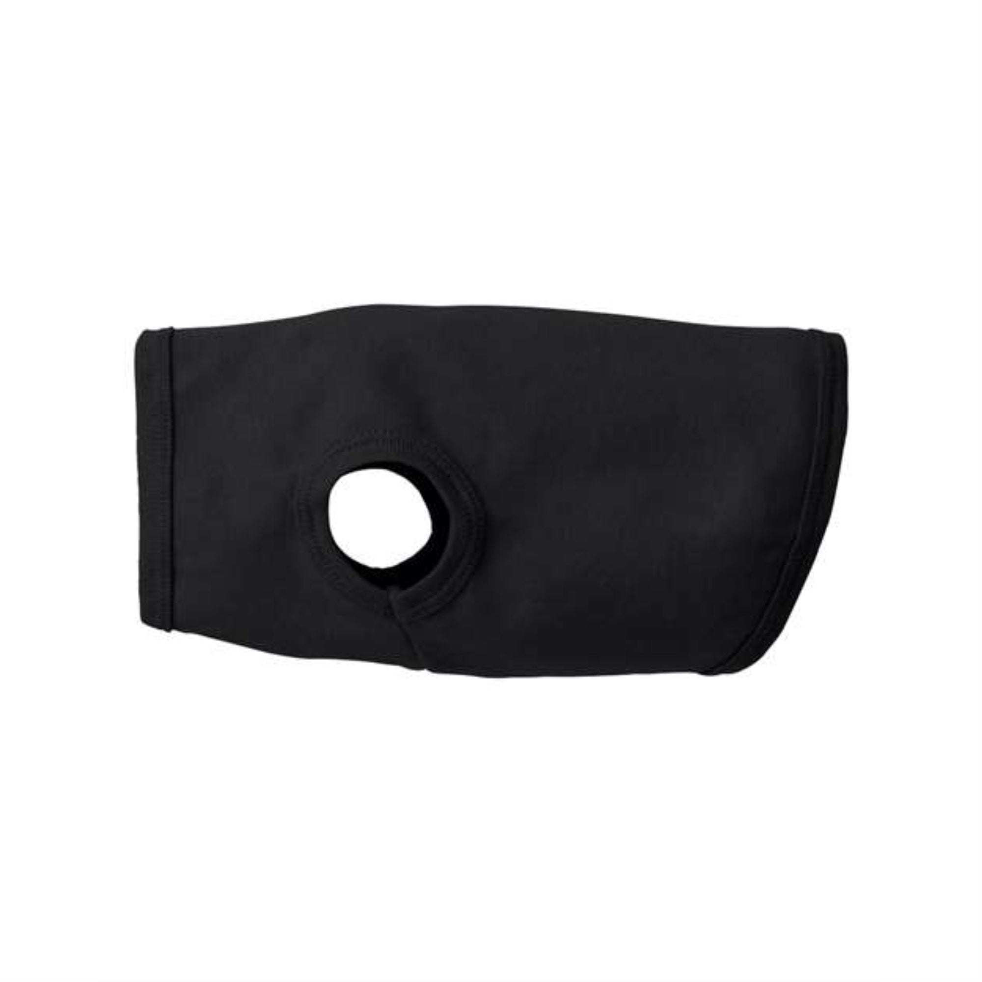 Doggie Skins 100% Combed Ringspun Cotton 1x1 Baby Rib Dog Tank Top, Black, Small