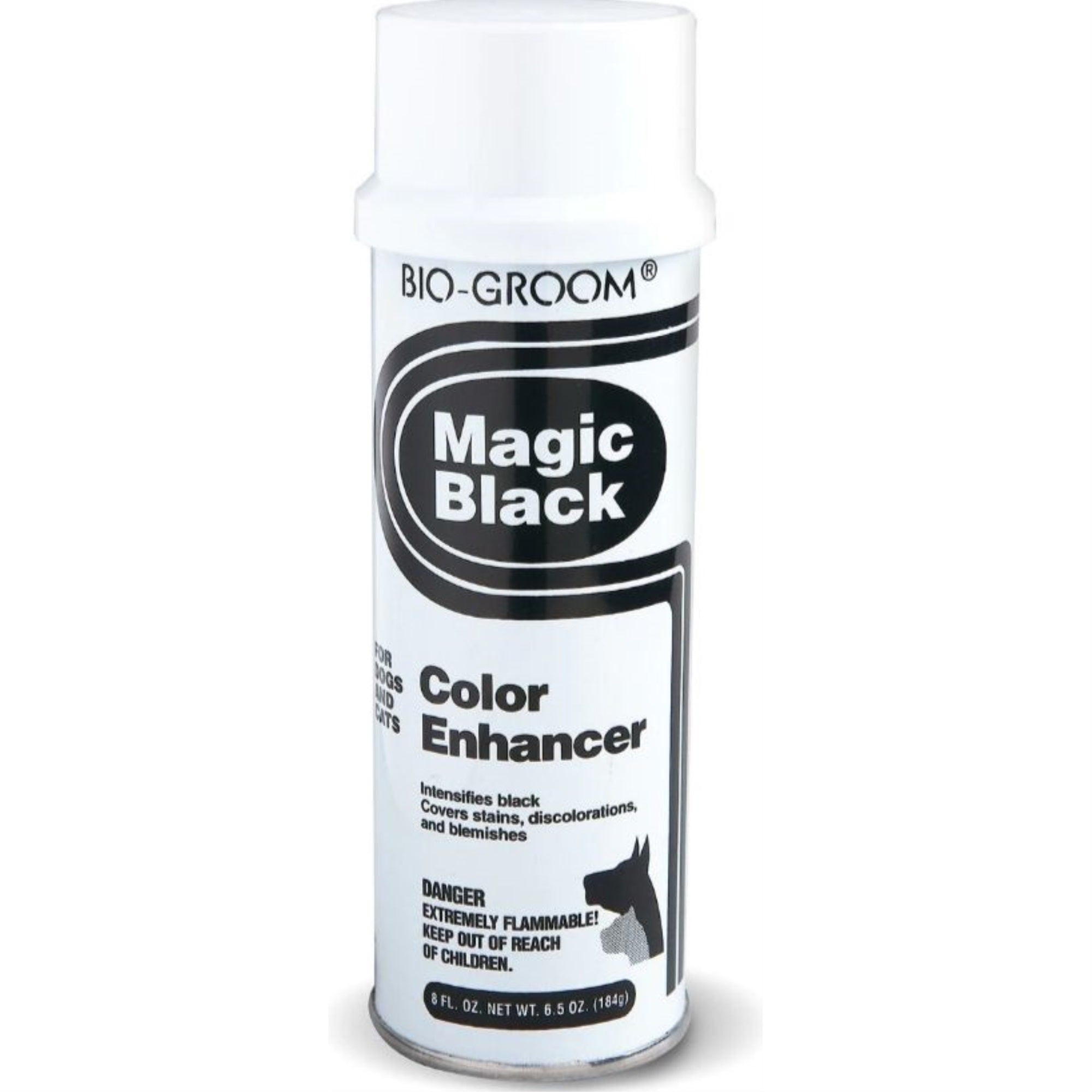 Bio-Groom Magic Black Dog Shampoo – Dry Shampoo Spray, Dog Bathing Supplies, Puppy Wash, Cat & Dog Grooming Supplies, Cruelty-Free, Made In Usa, Color Enhancing Dog Products – 5 Oz 1-Pack