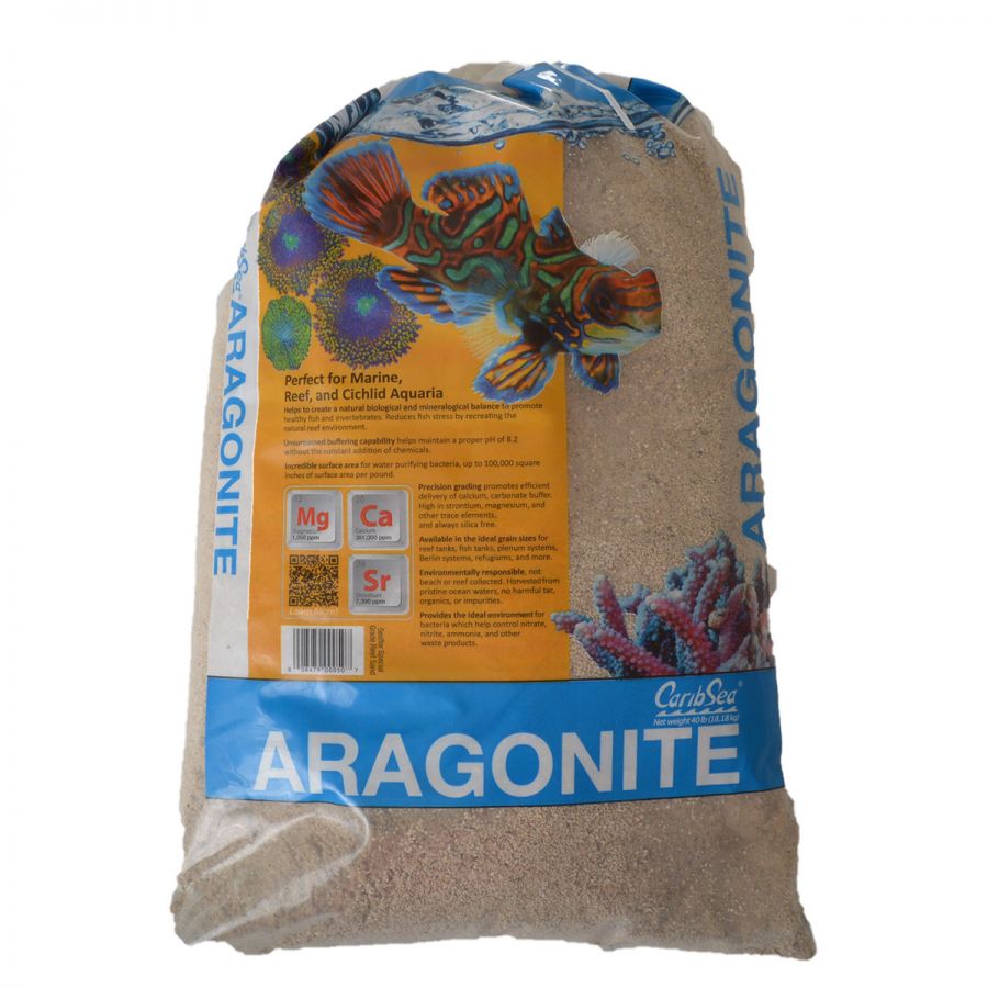 Carib Sea Aragonite Reef Sand Substrate 40Lb