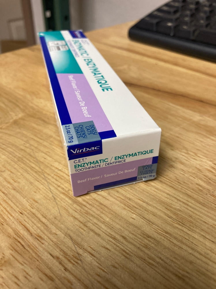 Cet Virbac Pet Tartar Control Enzymatic Beef Toothpaste 2.5 Oz.