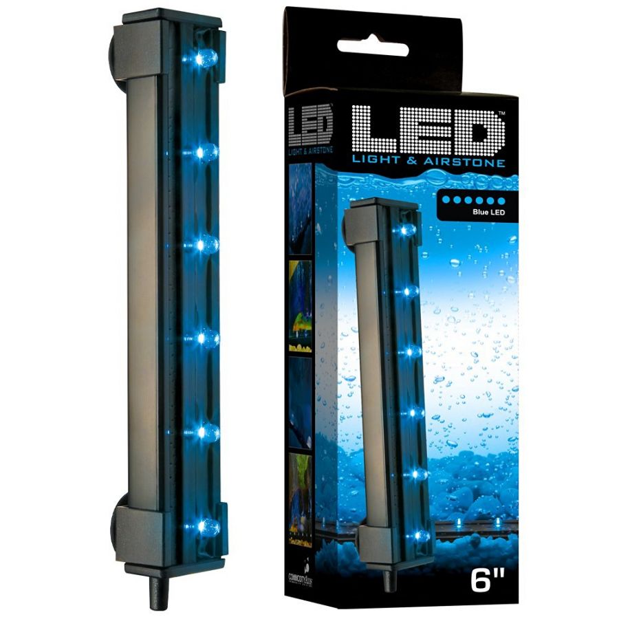 Viaaqua6 In 1.8 Wattblue Led Light And Airstone