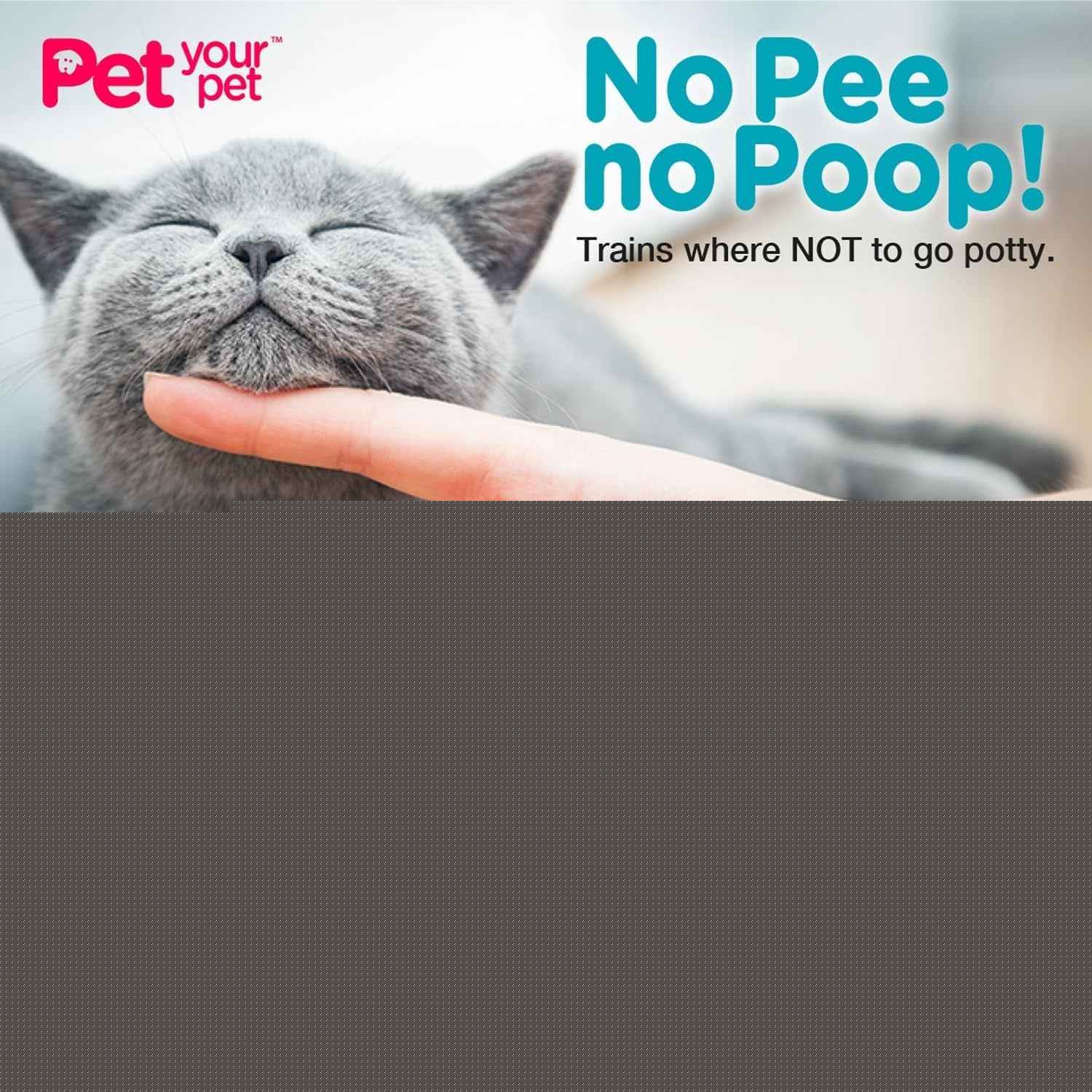 Cat Potty Training Spray – No Pee No Poop Natural Deterrent, 16oz