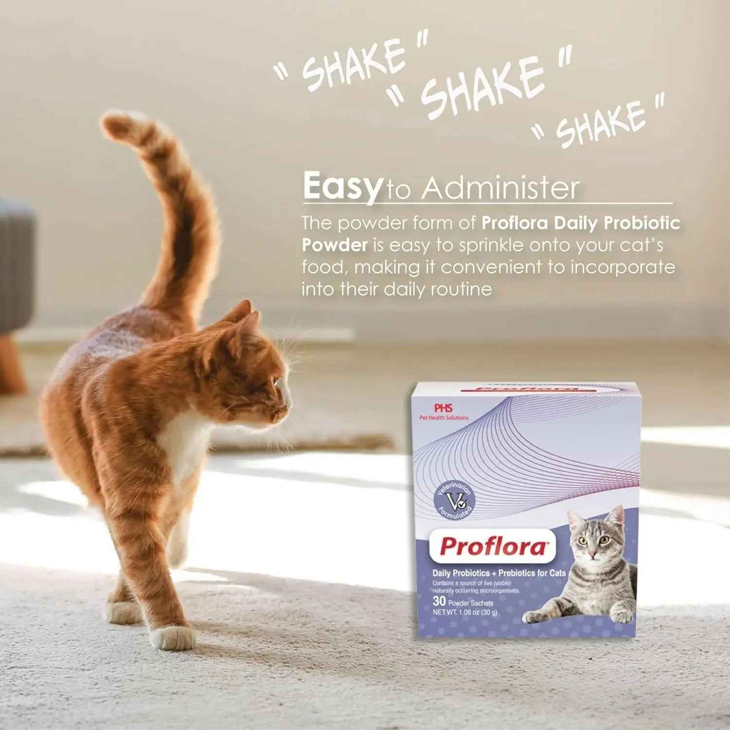 Cat Probiotics Powder Digestive & Immune Support 30 Packets