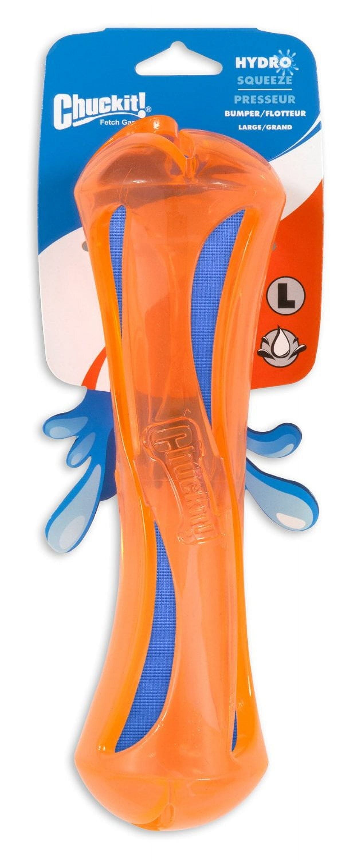 Chuckit Hydro Squeeze Bumper Pet Water Toy Lightweight Hyper-Absorbent Large