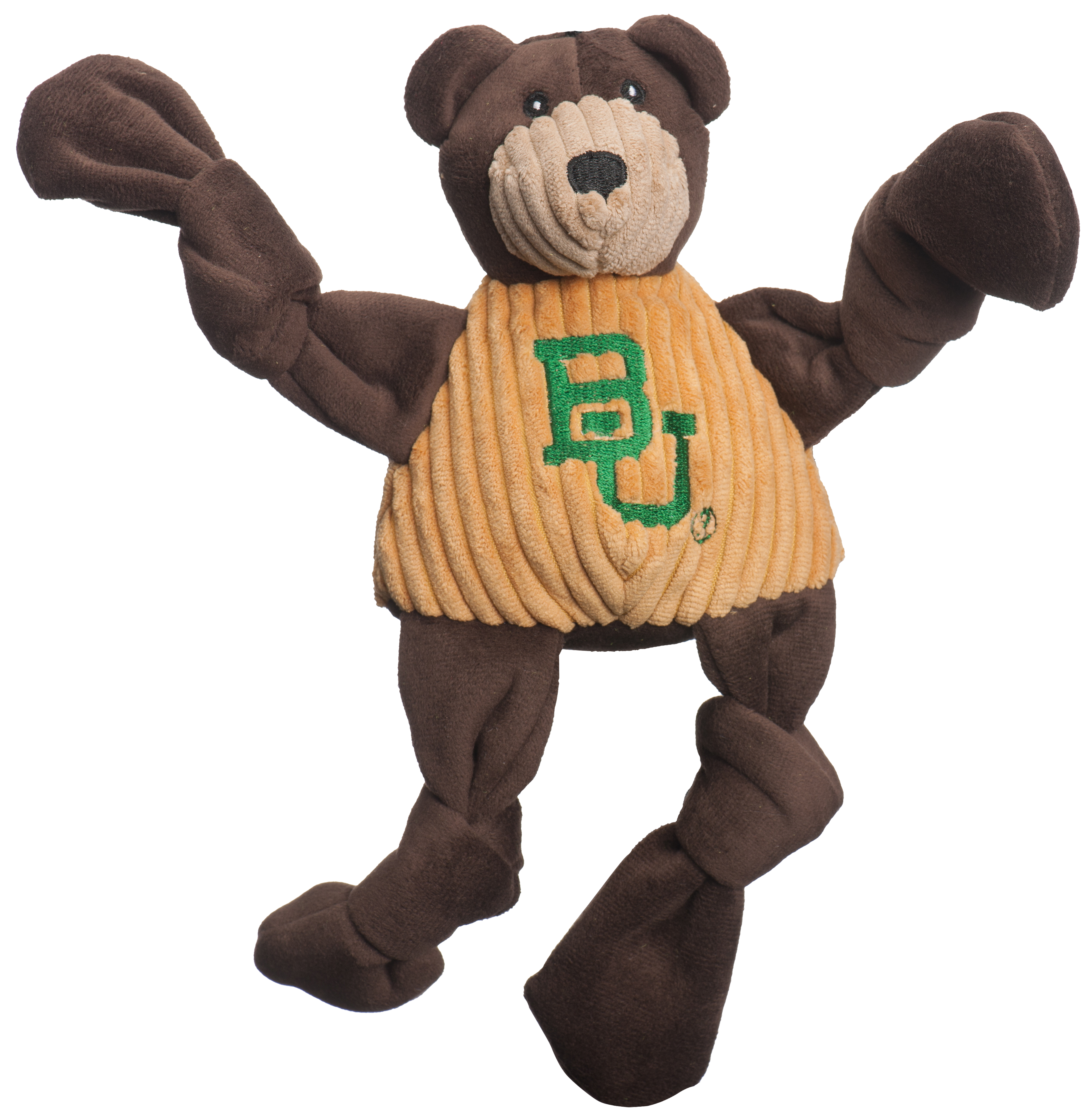 NCAA Baylor University, Bruiser the Bear Knottie® Plush Dog Toy