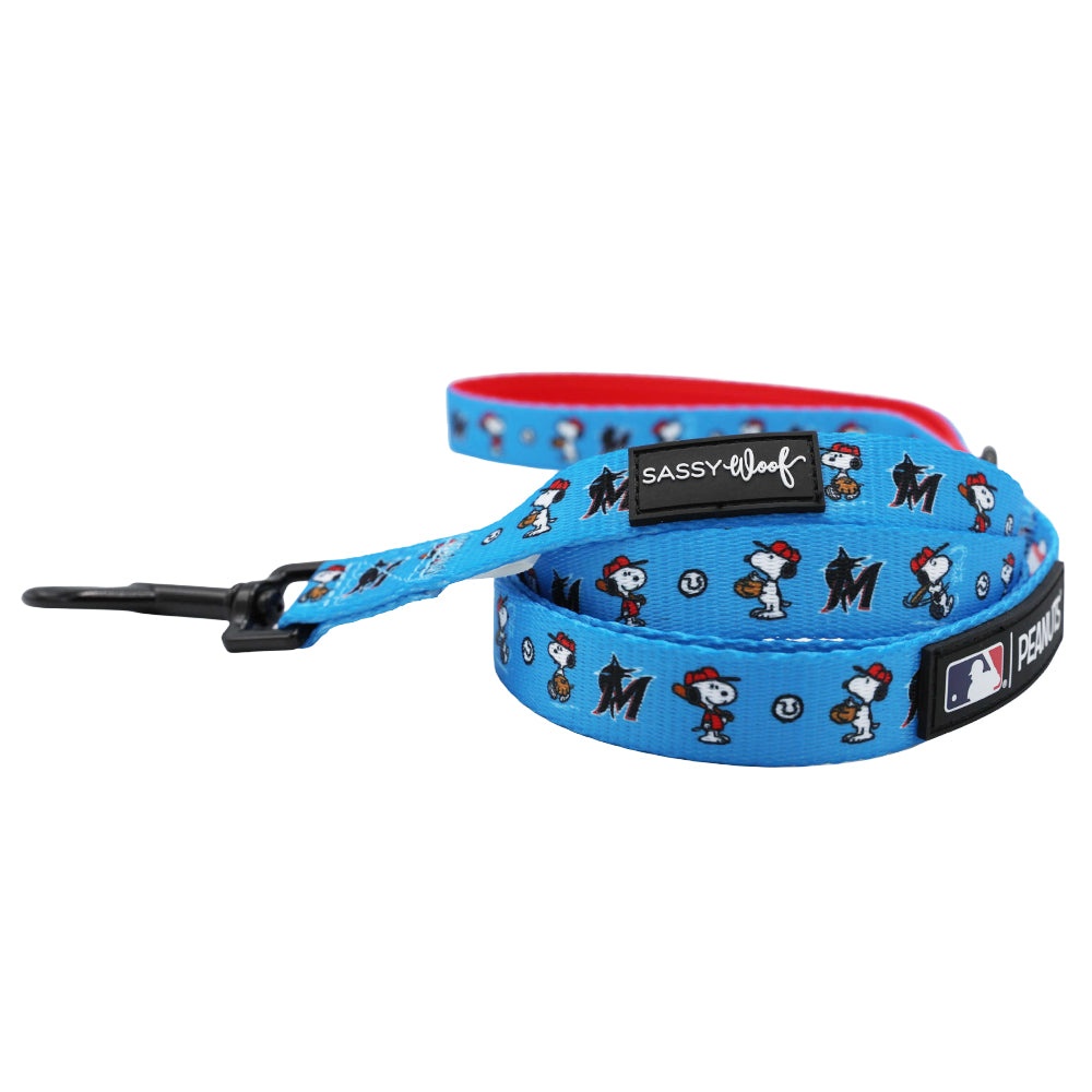 Dog Leash - MLB x Peanuts Miami Marlins