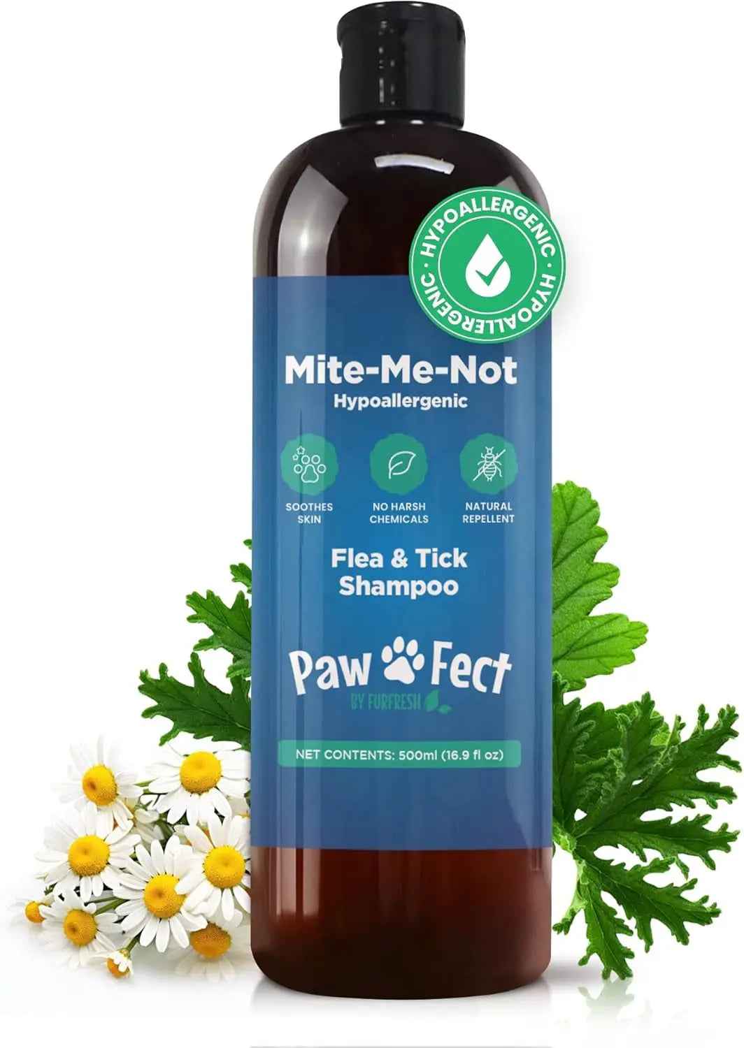 Chlorhexidine Dog Shampoo for Itchy Skin, Hot Spots & Allergies 16.9oz