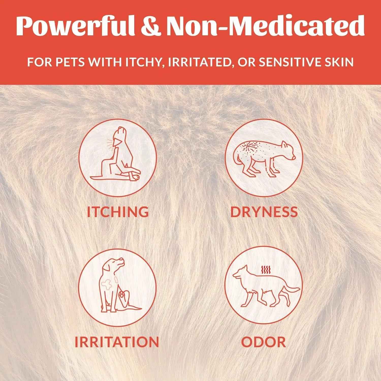 Probiotic Itch Relief Spray for Dogs & Cats Aloe Avocado