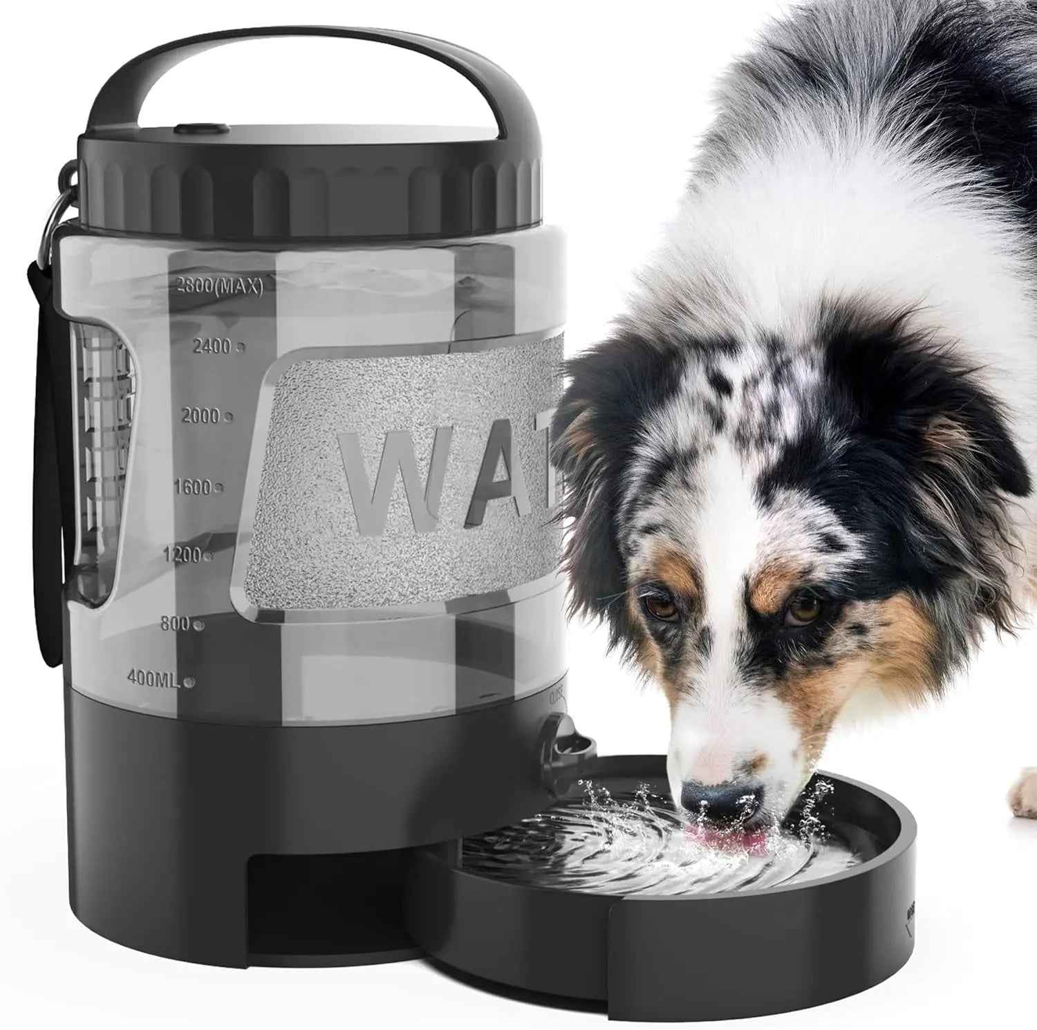 Portable Dog Travel Water Bottle Leak Proof Bowl for Hiking Large Dogs