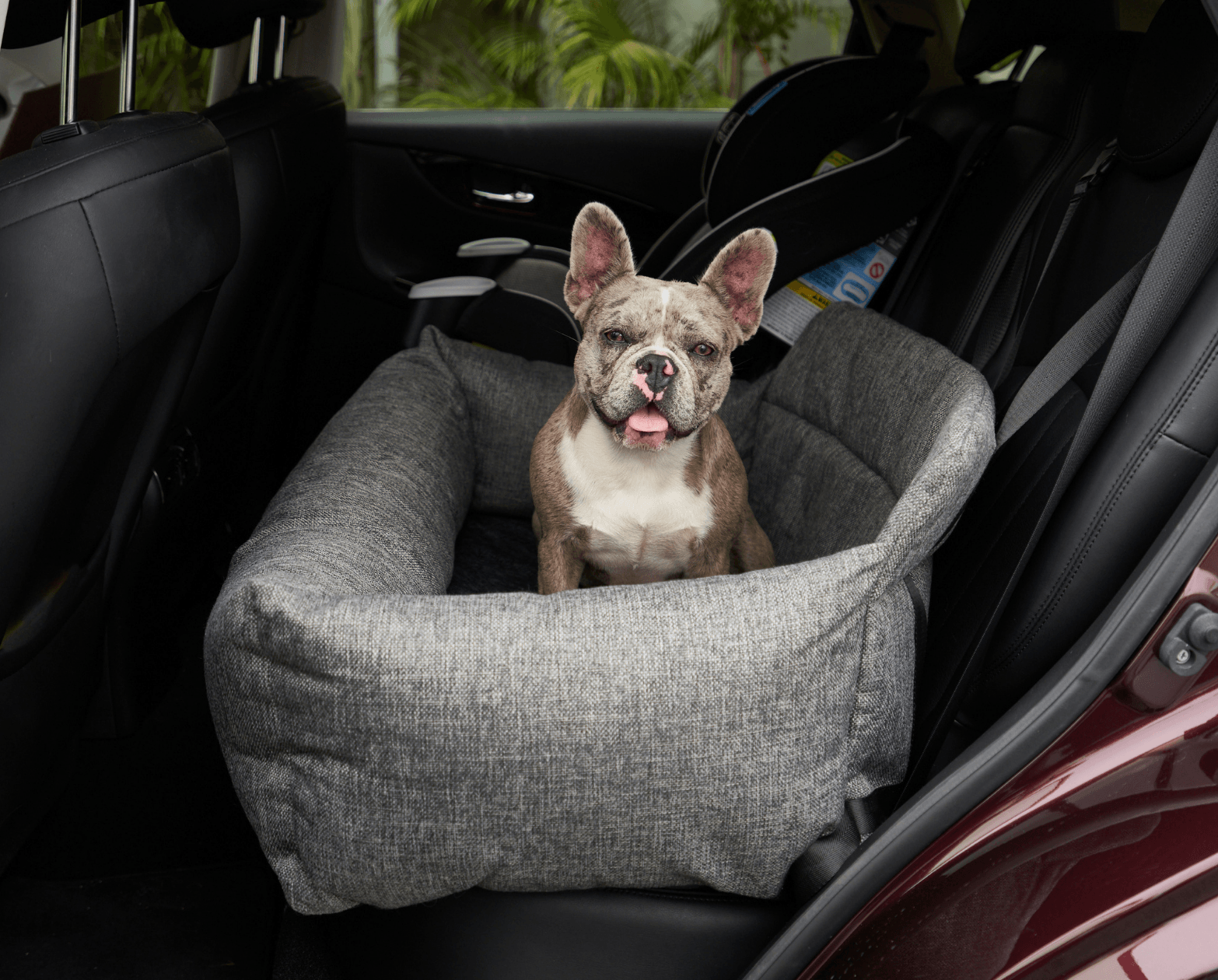 PupProtector™ Performance Tweed Memory Foam Dog Car Bed