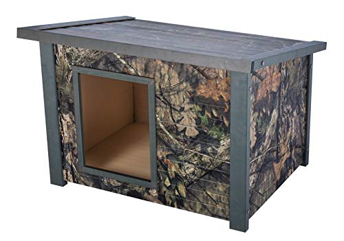 New Age Pet ECOFLEX Rustic Outdoor Dog House - Medium, Mossy Oak - Model ECOH206M