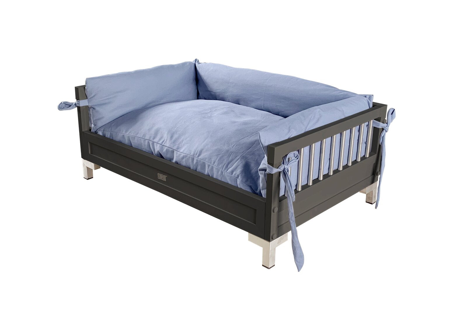 New Age Pet® ECOFLEX® Manhattan Raised Dog Bed with Cushion for Large Dogs with 10 Year Limited Manufacturer's Warranty