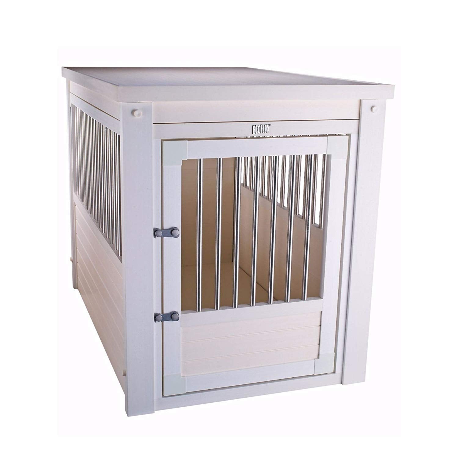 New Age Pet  Innplace Dog Crate  Antique White Xlarge