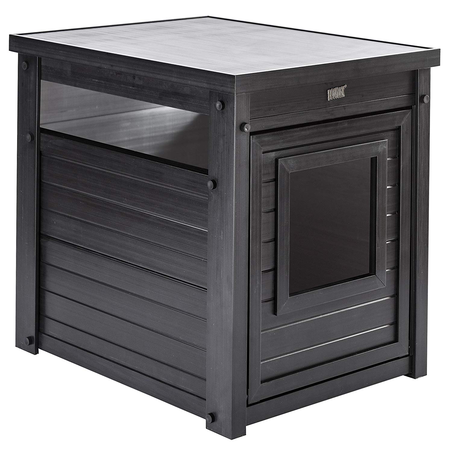 New Age Pet Litterloo Litter Box Cover/End Table  Espresso