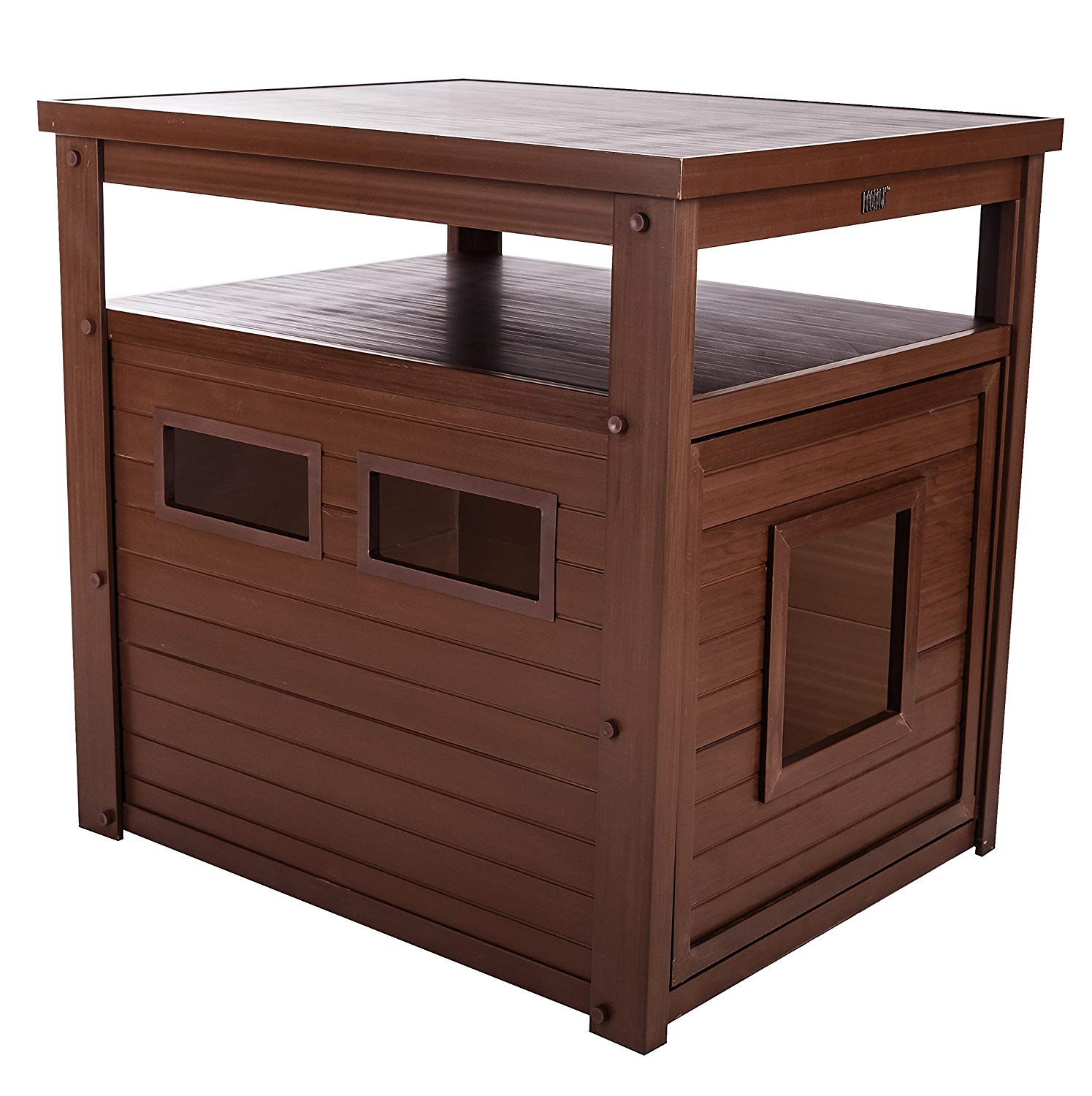 New Age Pet Jumbo Litterloo Litter Box Cover/End Table  Russet