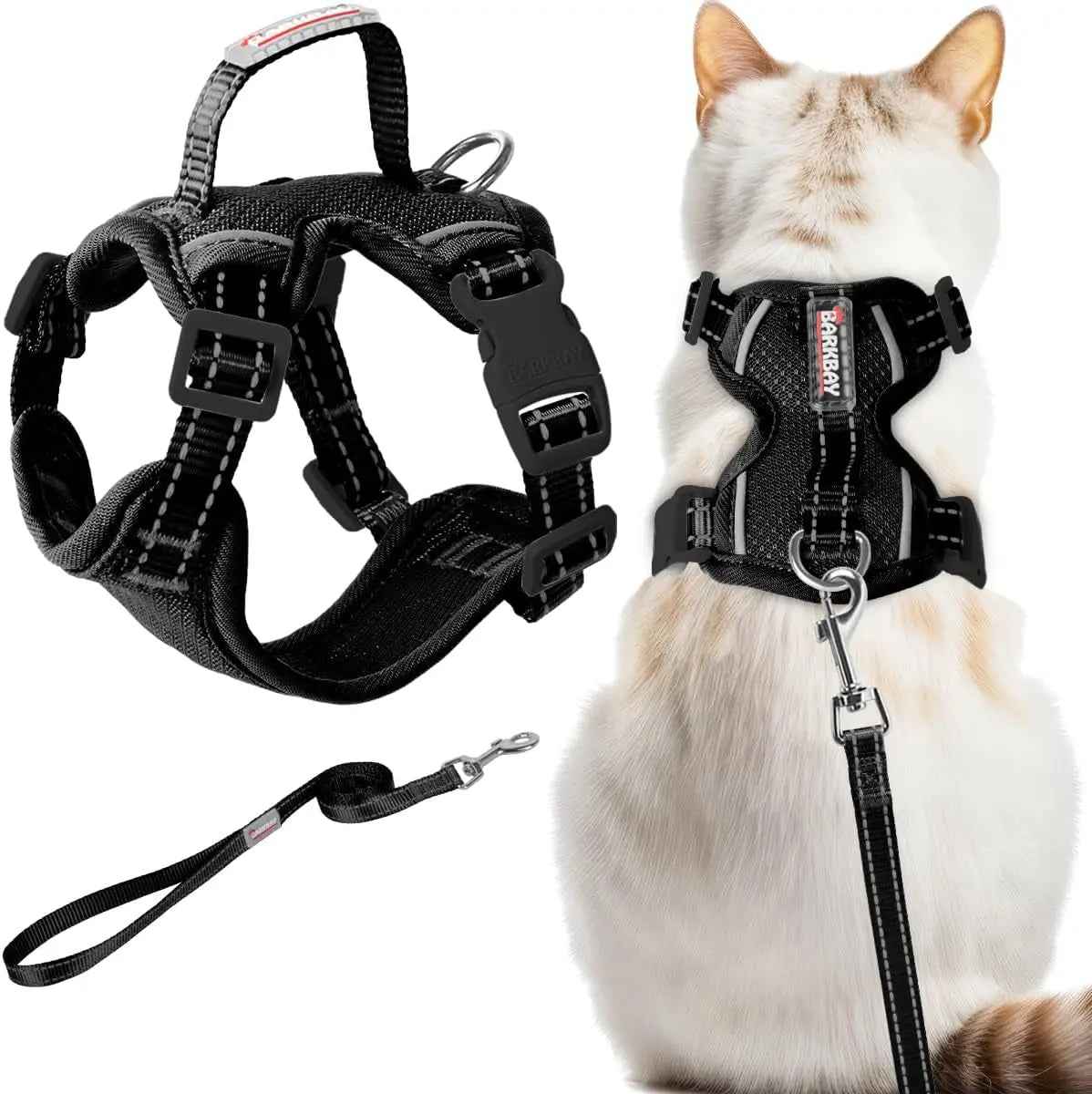 Escape-Proof Cat Harness & Leash Set – Reflective Adjustable Vest
