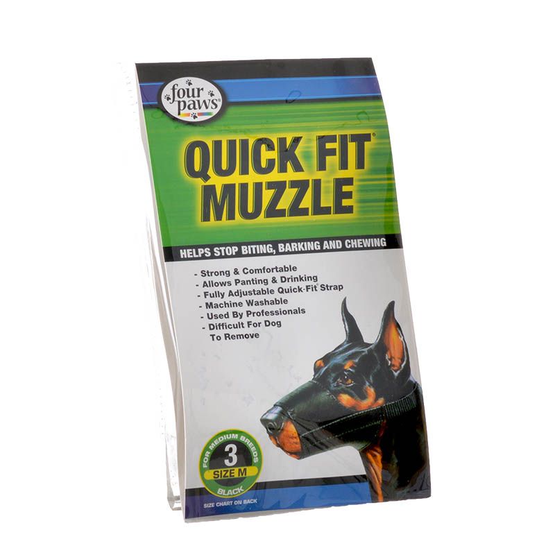 Four Paws Walk-About Quick-Fit Dog Muzzle 3 - Medium
