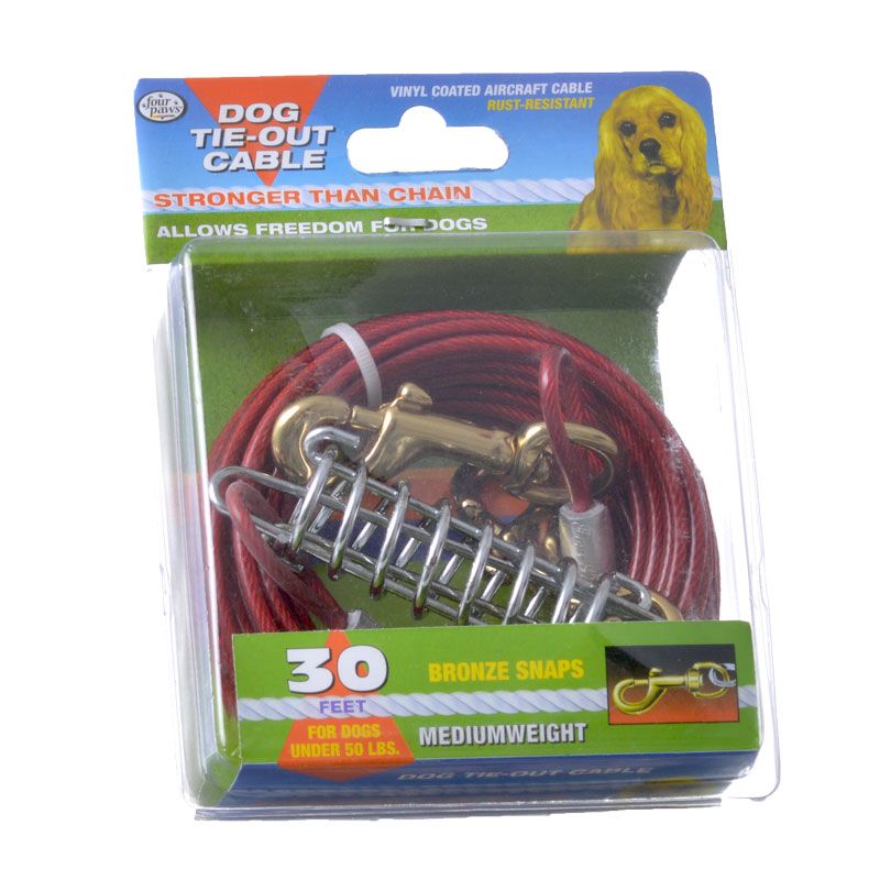 Four Paws Medium Weight Dog Tie Out Cable