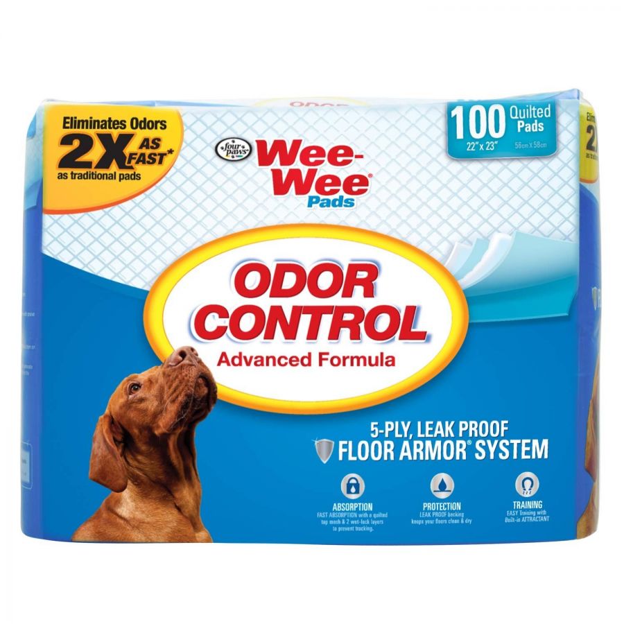 Fp 100Pk Anti Odor Wee Wee Pads