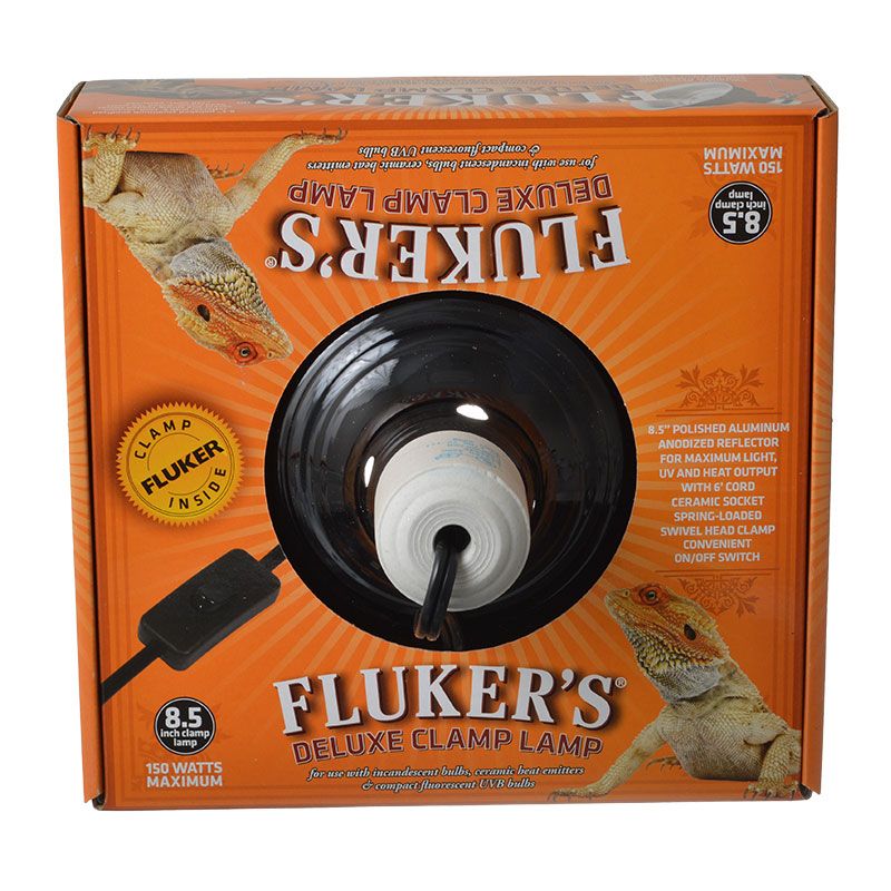FK CLAMP LAMP 8.5 CERAMIC w/SWTCH*