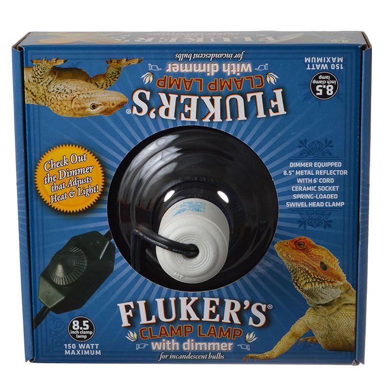 FK CLAMP LAMP 8.5 CERAMIC w/DIMR*