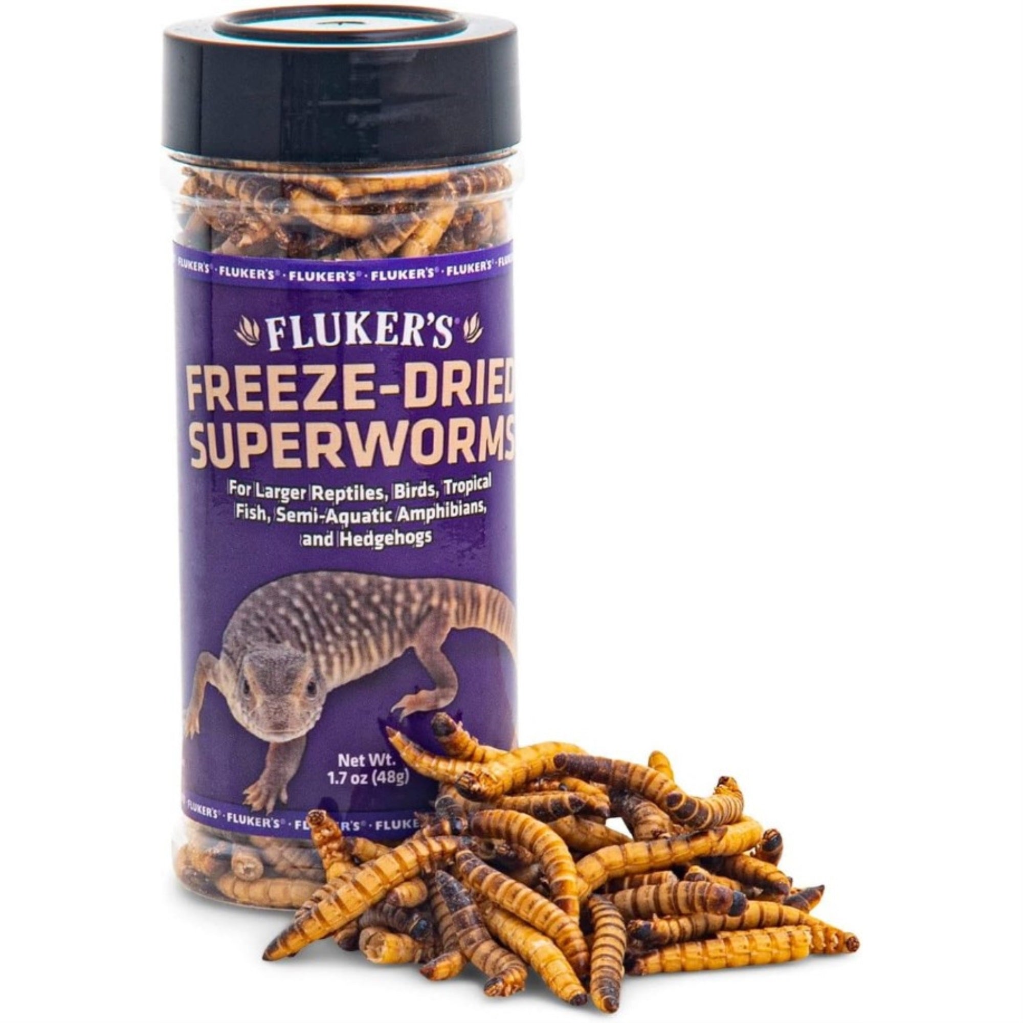 Flukers Freeze Dried Superworms for Reptiles