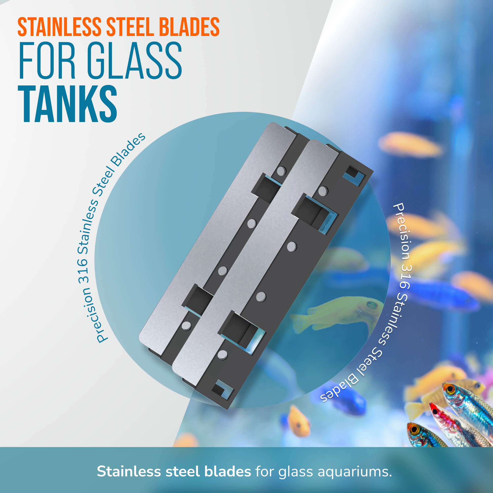 Flipper Standard Stainless Steel Replacement Blades 2 Pack