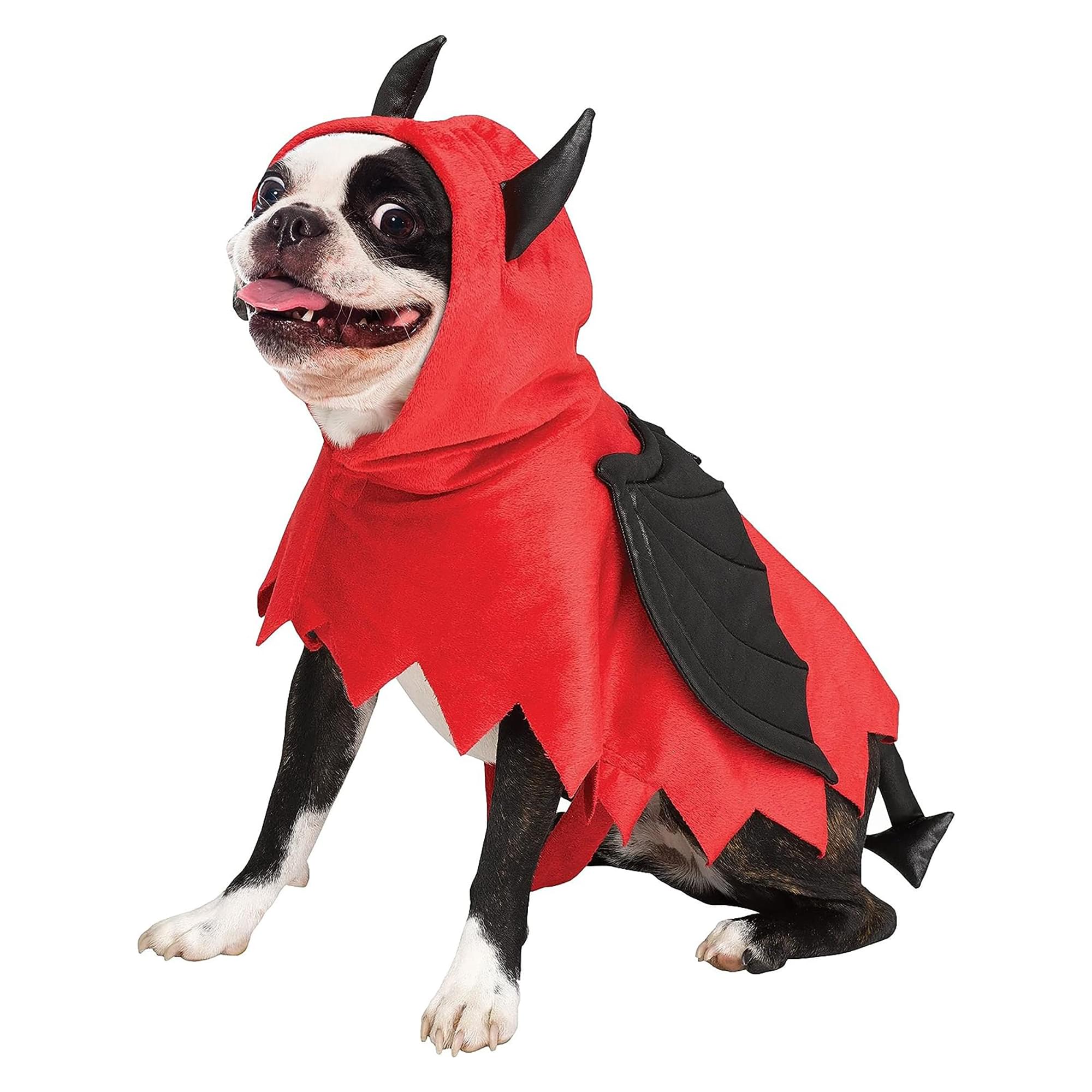 Devil Doggie Poncho Pet costume  SmallMedium