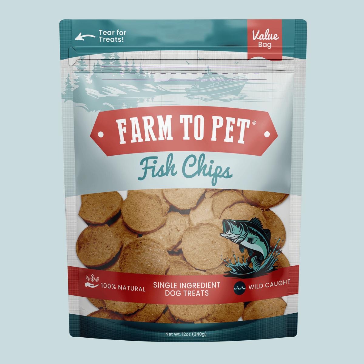 Fish Chips for Dogs | Wild-Caught Fish Dog Treats – Petocart