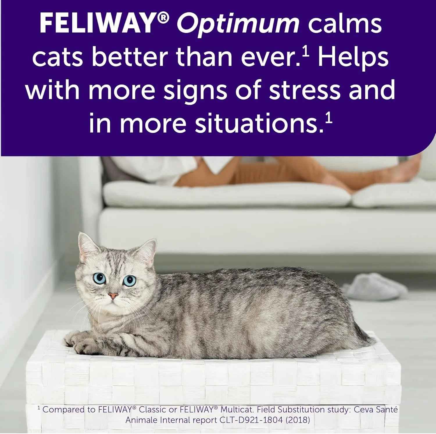 Feliway Cat Calming Diffuser Starter Kit, 48ml – 30-Day Stress Relief
