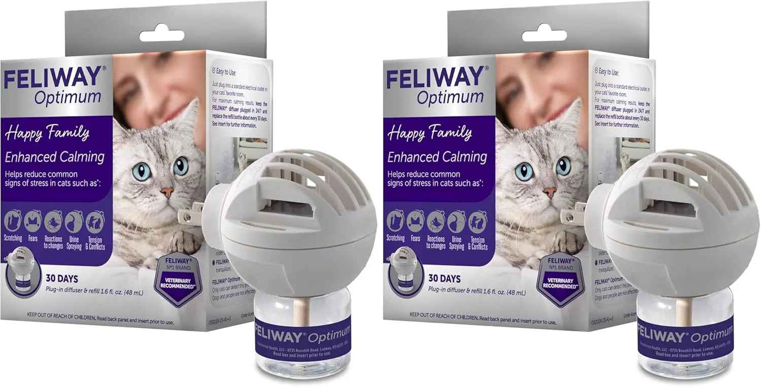 Feliway Cat Calming Diffuser Starter Kit, 48ml – 30-Day Stress Relief