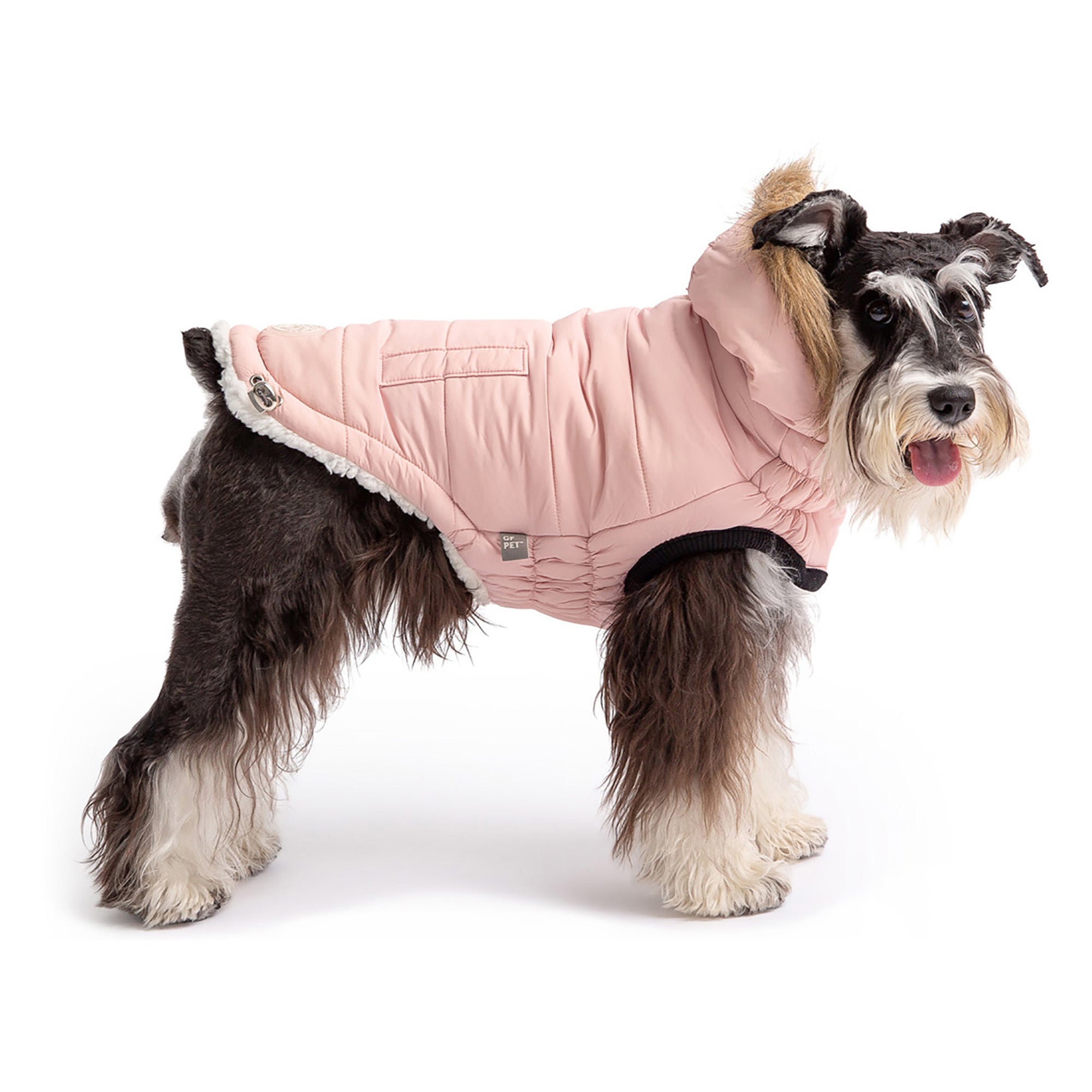 Gf Pet Urban Parka - Windproof & Insulated Winter Coat For Dogs - Stylish & Comfortable Parka Jacket - Adjustable Fit - 2Xl, Pink