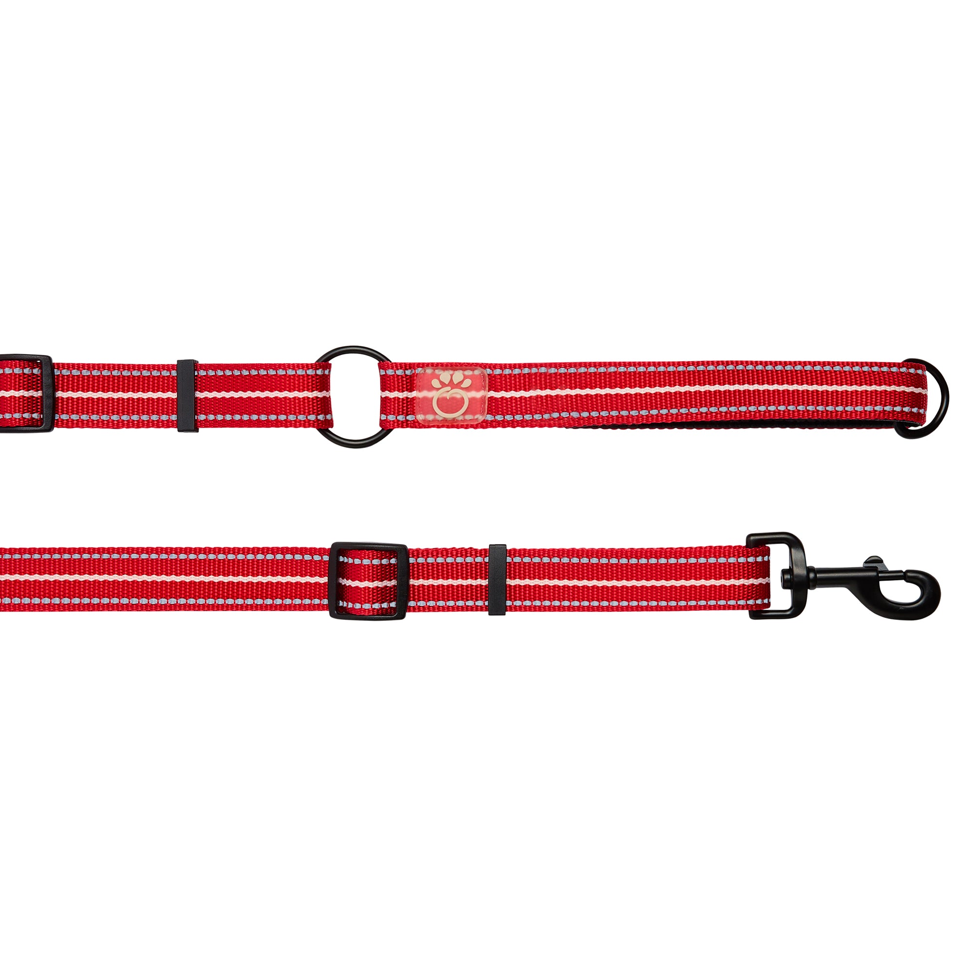 Gf Pet Reflective Eezy Dog Leash, Neon Pink, 6 Ft. Long, 5/8 In. Wide