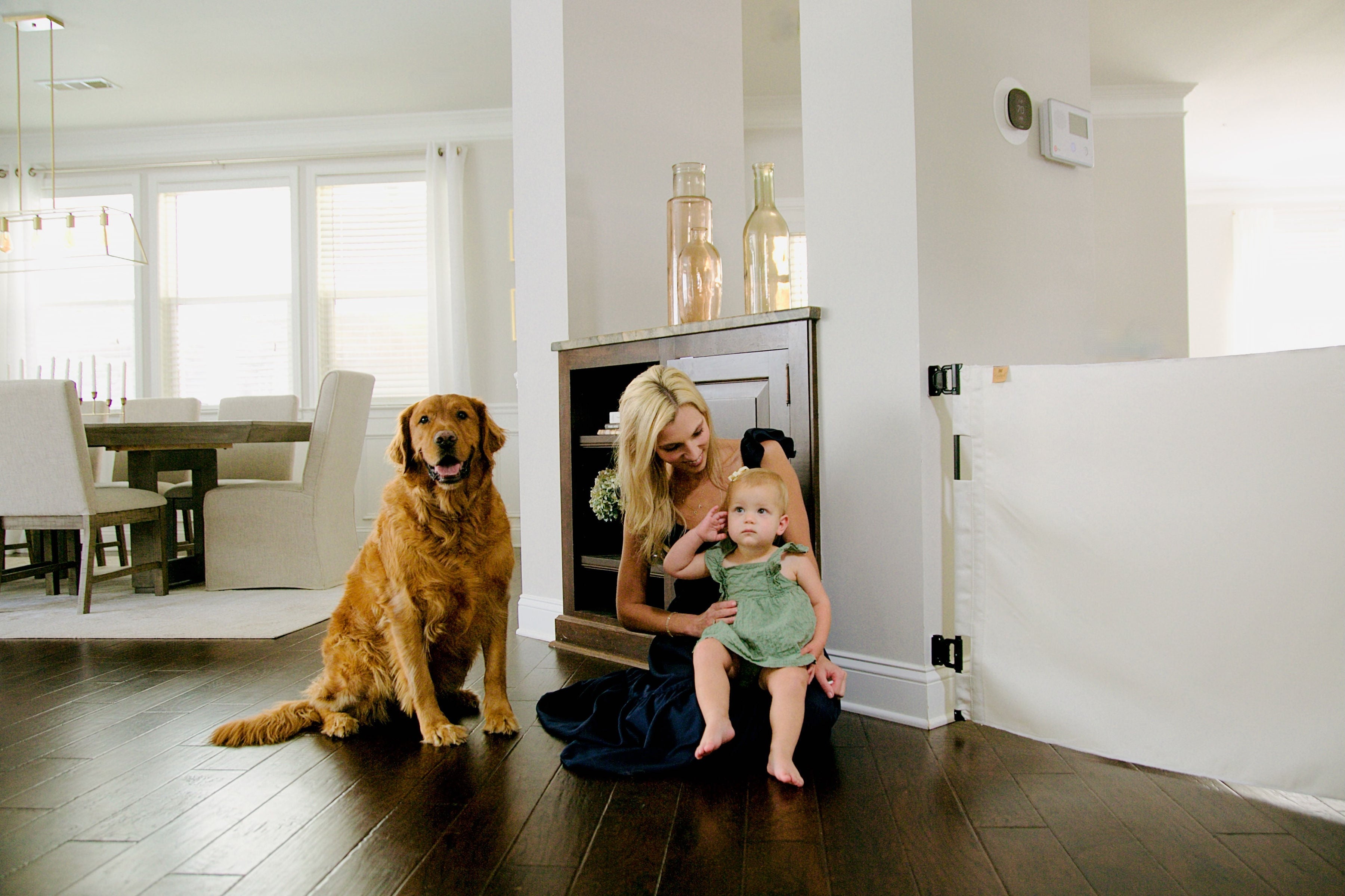 Milliken® Fabric Baby & Pet Safety Gate – Indoor/Outdoor, Durable & Stylish