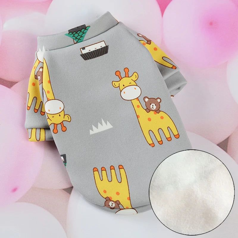 Sweet Pet Clothes for Cats Winter Warm Cat Costume Katten Gotas Kedi Sphynx Hoodie Sweater Puppy Dog Clothing Mascotas Products