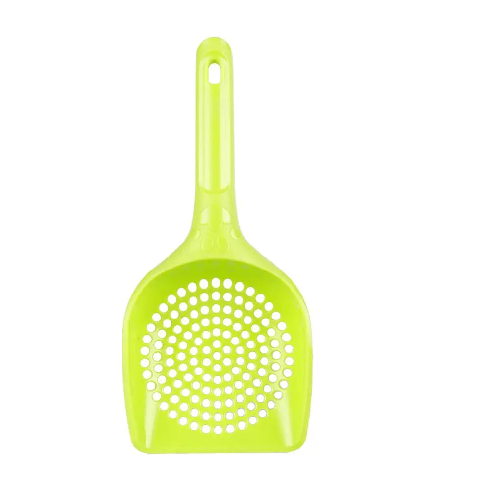 Plastic Cat Litter Shovel Pet Hollow Cleaning Scoop Cat Sand Sift Cleaning Products Dog Food Scoops Cat Toilet Training Tool
