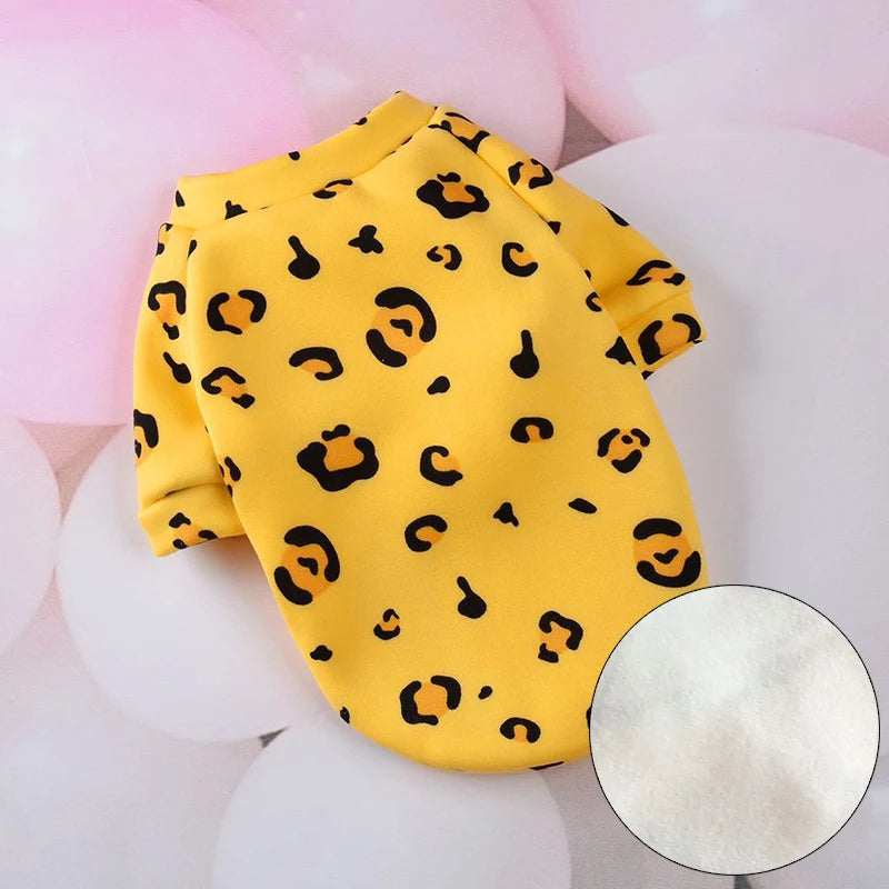 Autumn Winter Warm Pet Dog Clothes for Small Dogs York Terrier Pomeranian Hooides Cute Puppy Cat Clothing Mascotas Products