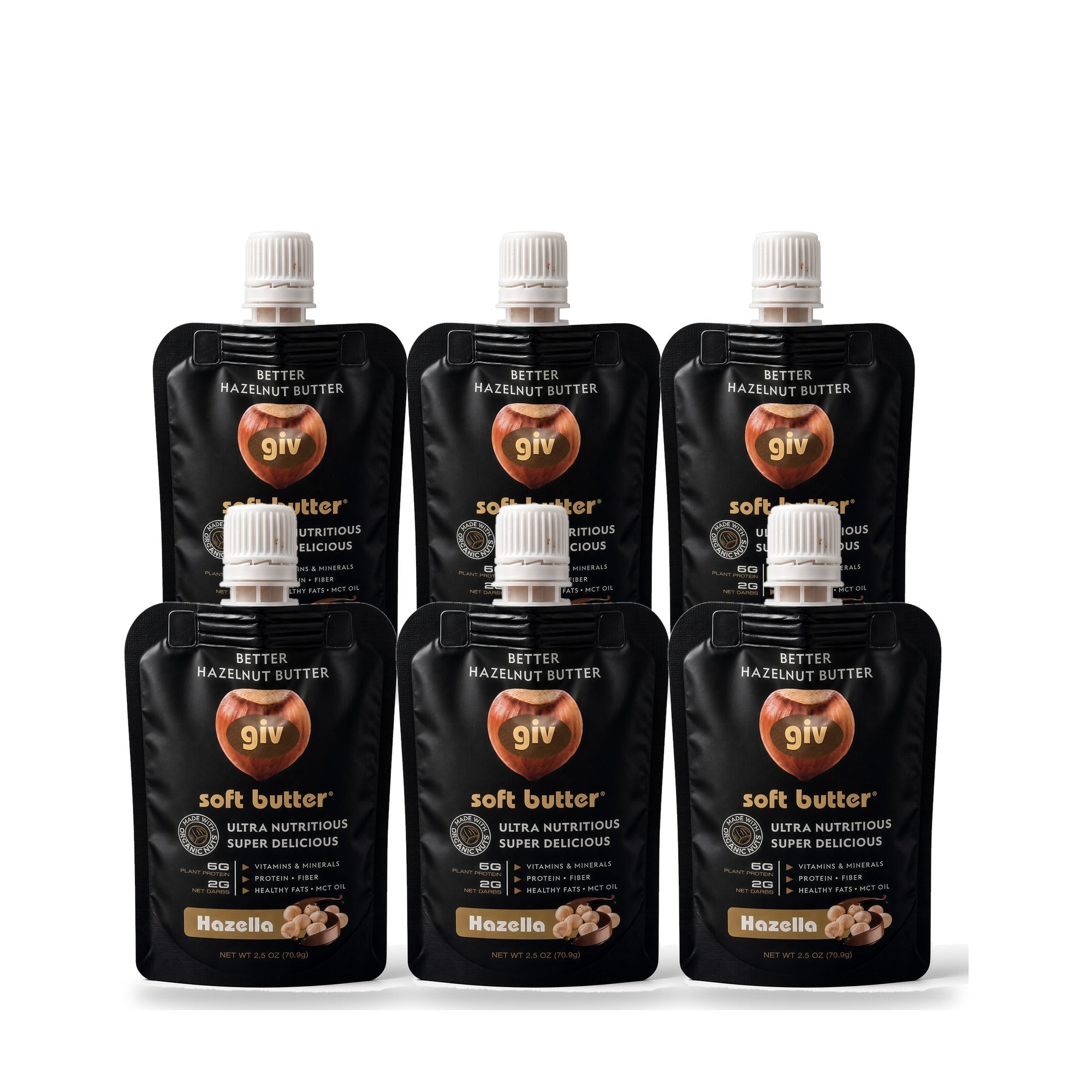 Hazella Hazelnut Better 2.5oz Pouch (6 Count)