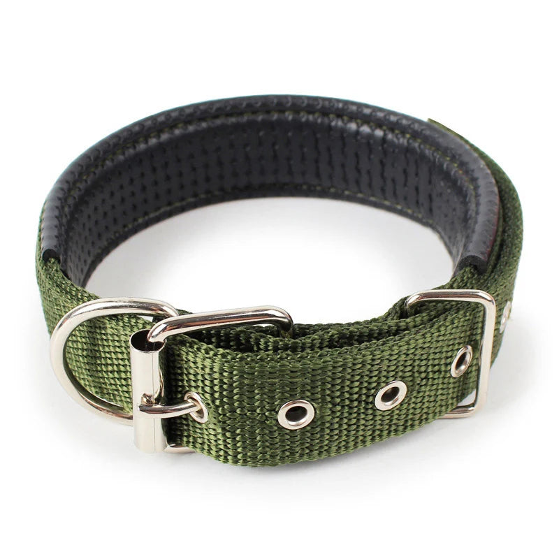 Adjustable Nylon Pet Dog Collar for Small Large Dogs Sturdy Puppy Big Dog Collars Pitbull Pug Products for Pets Honden Halsband
