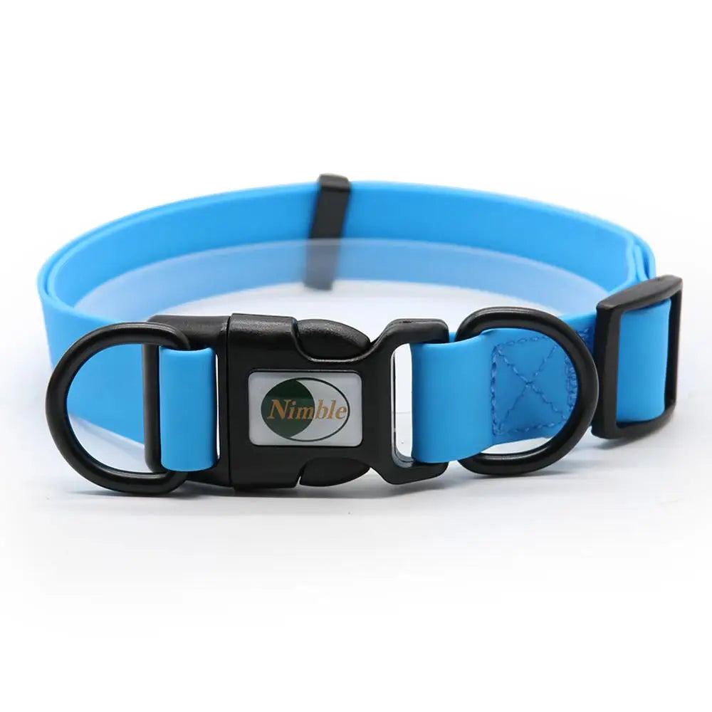 New High quality pet dog collar PVC waterproof Cat collar anti dirty easy to clean for Big small dogs puppy pet products