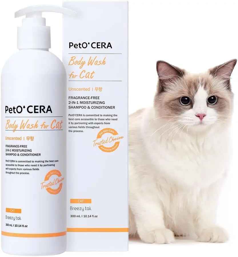 Hypoallergenic Cat Shampoo & Conditioner Set 10oz Itch Relief