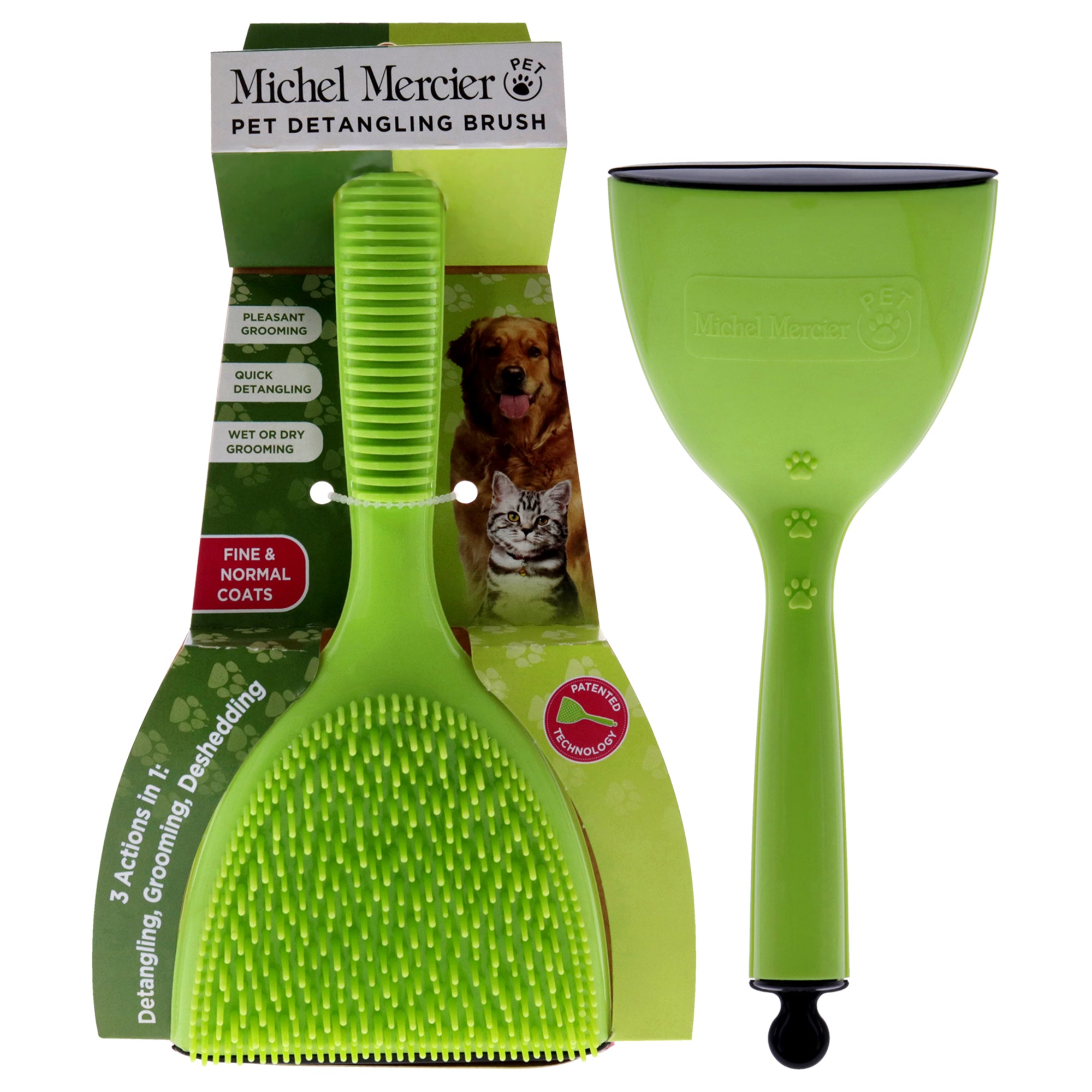 Pet Detangling Brush by Michel Mercier for Unisex - 1 Pc Brush