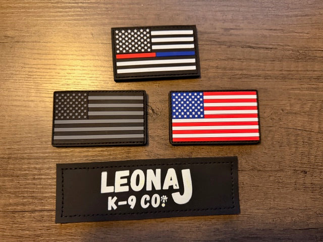 US American Flag Patch - Heavy Duty PVC/Rubber