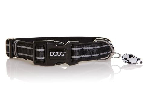 COLLAR BLK REFLCT STRI MD