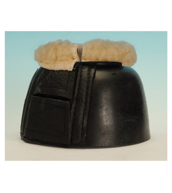 Jacks 24276F-Wh-L Smooth & Heavy Duty Bell Boots With Fleece - White, Large