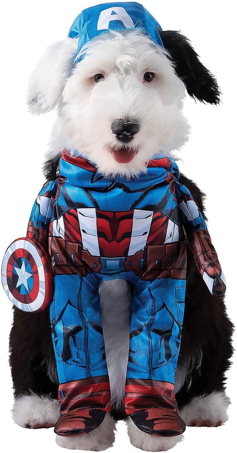 Marvel captain America Pet costume  Small