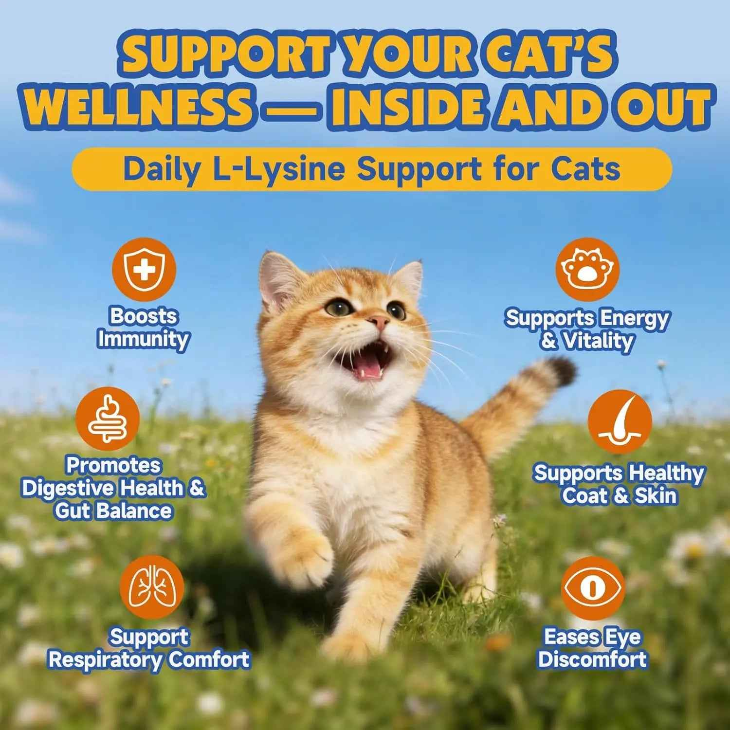 L-Lysine Paste for Cats with Taurine & Omega 3, 60ml