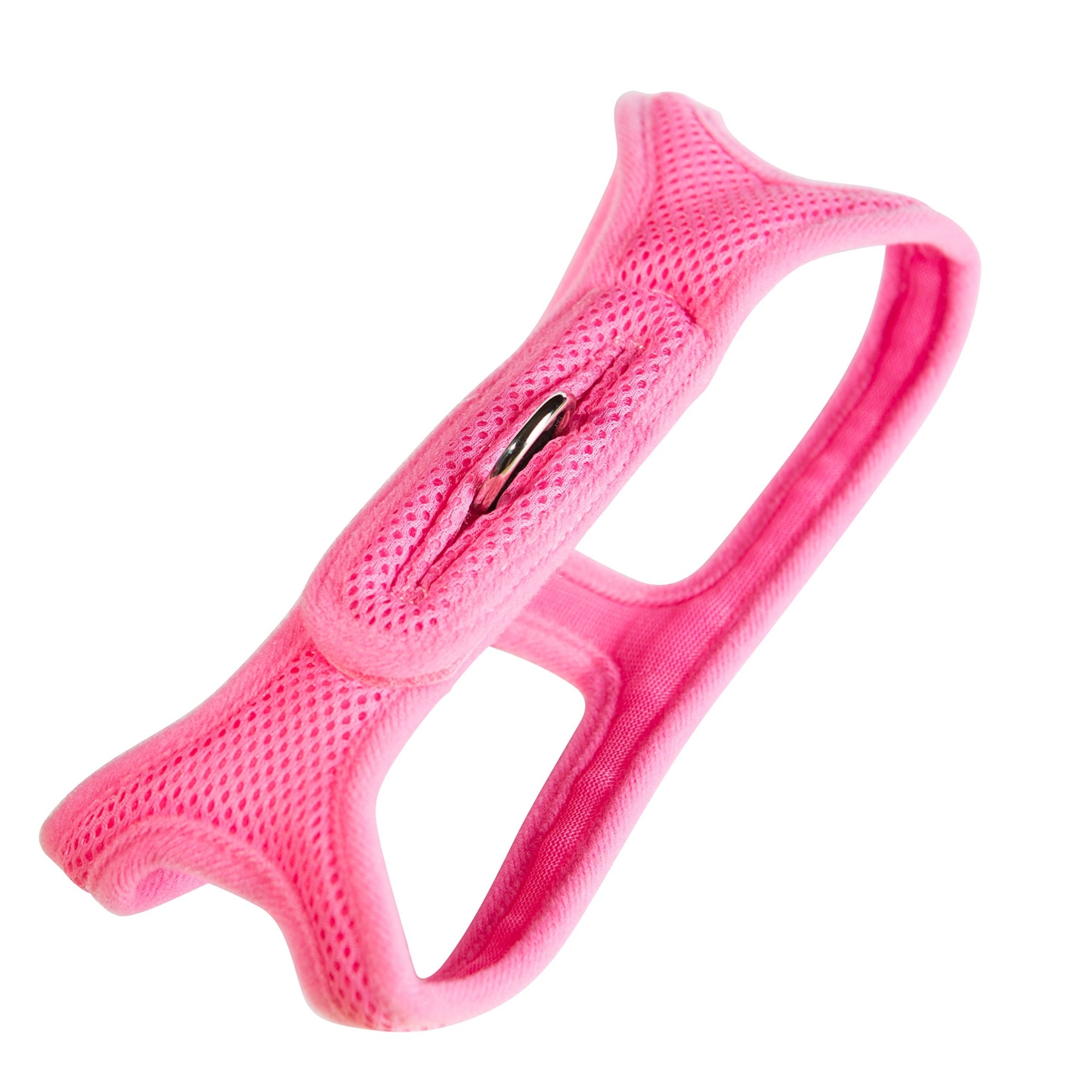 ChokeFree Velpro Mesh Pet Shoulder Harness Collar, 20, Pink